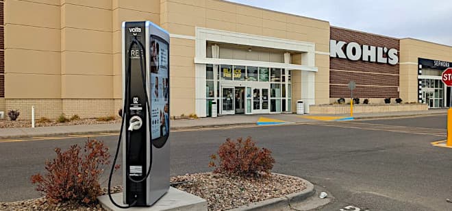 kohls ev charging station